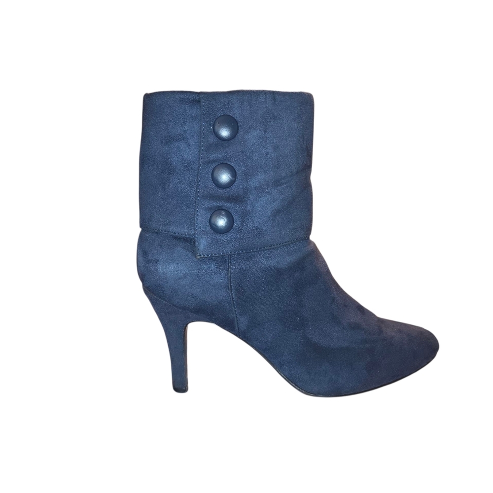 FIONI Clothing Dark Blue Heeled Boots